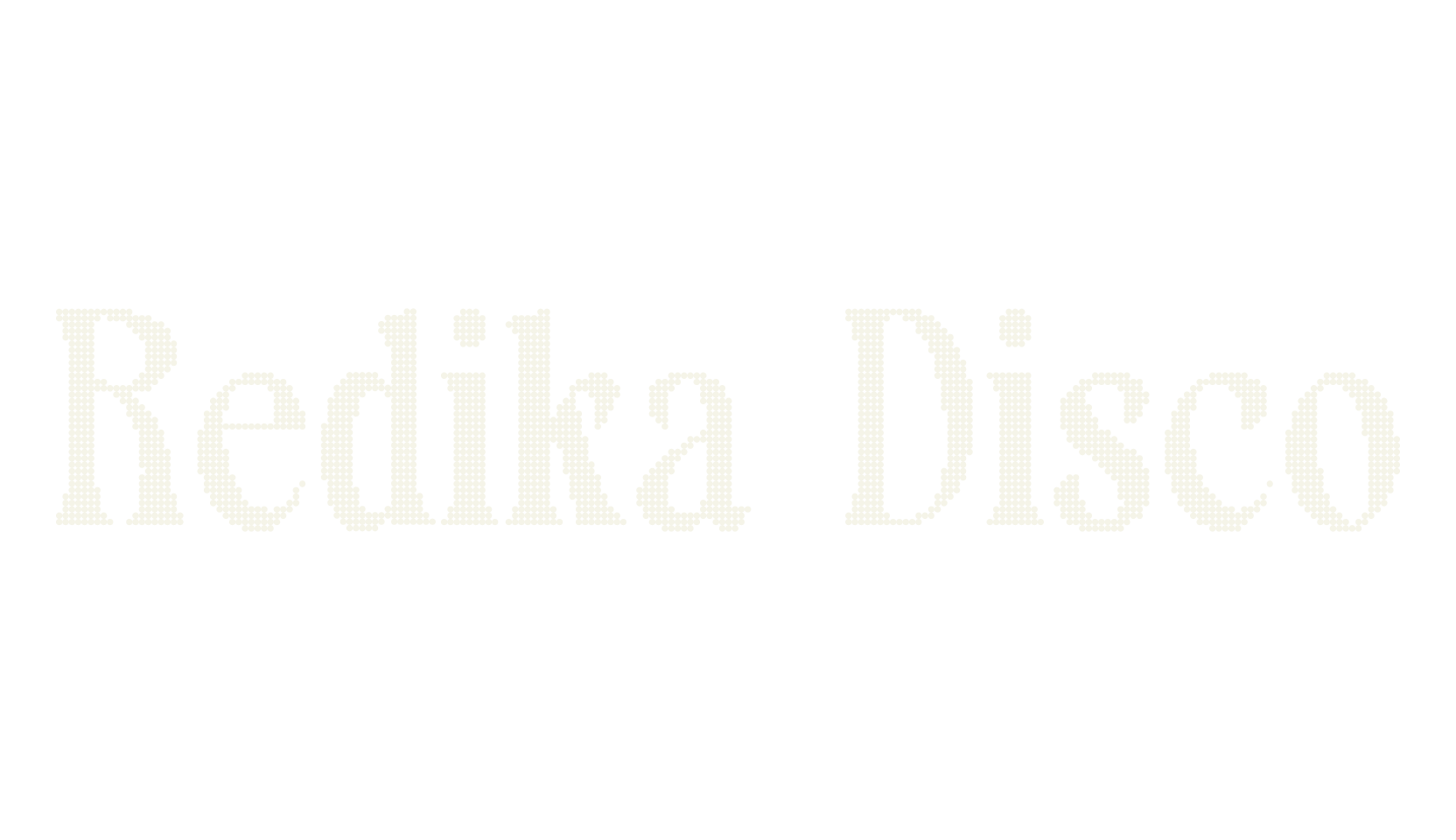 Redika Disco, disco font preview