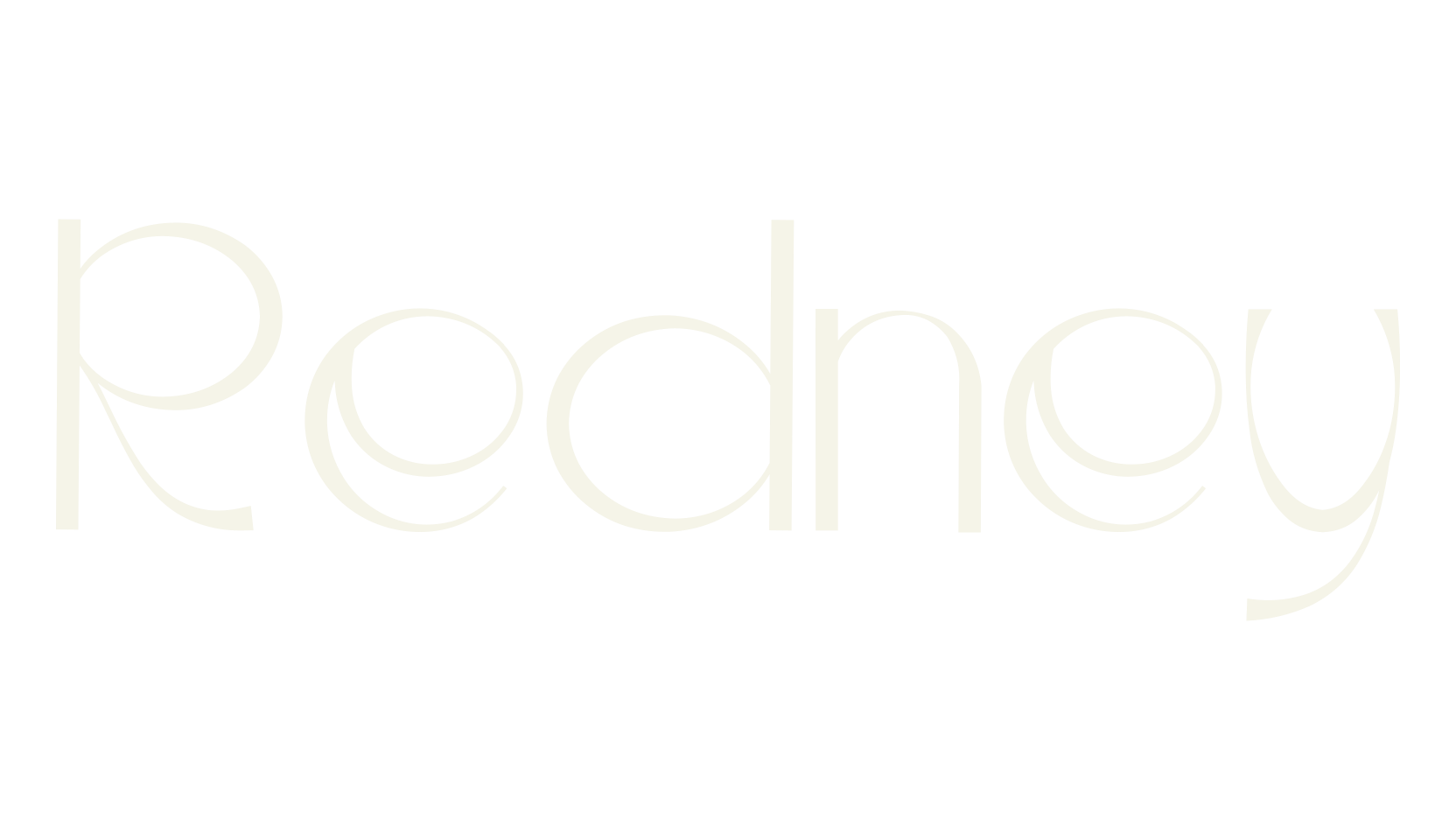 Redney, serif font preview