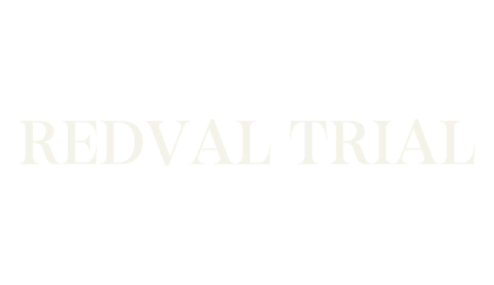 Redval Trial, sharp font preview