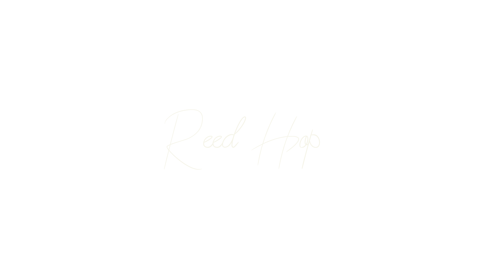 Reed Hop, thin font preview