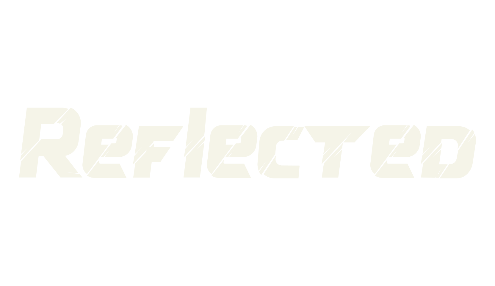 Reflected, display market font preview