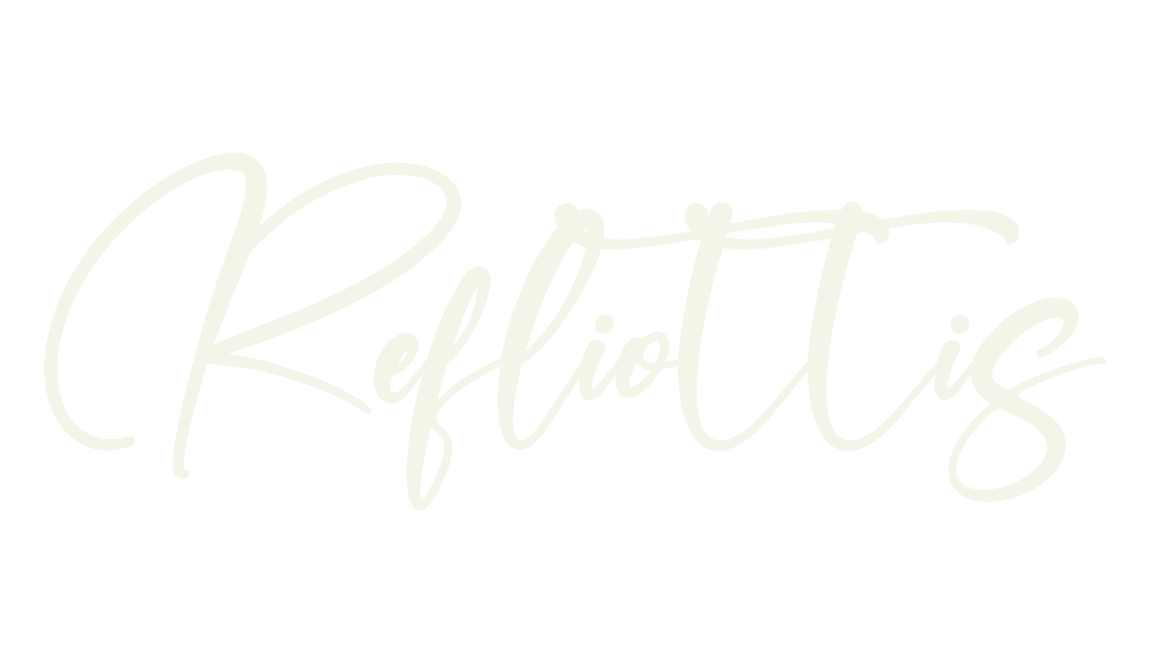Refliottis, script font preview