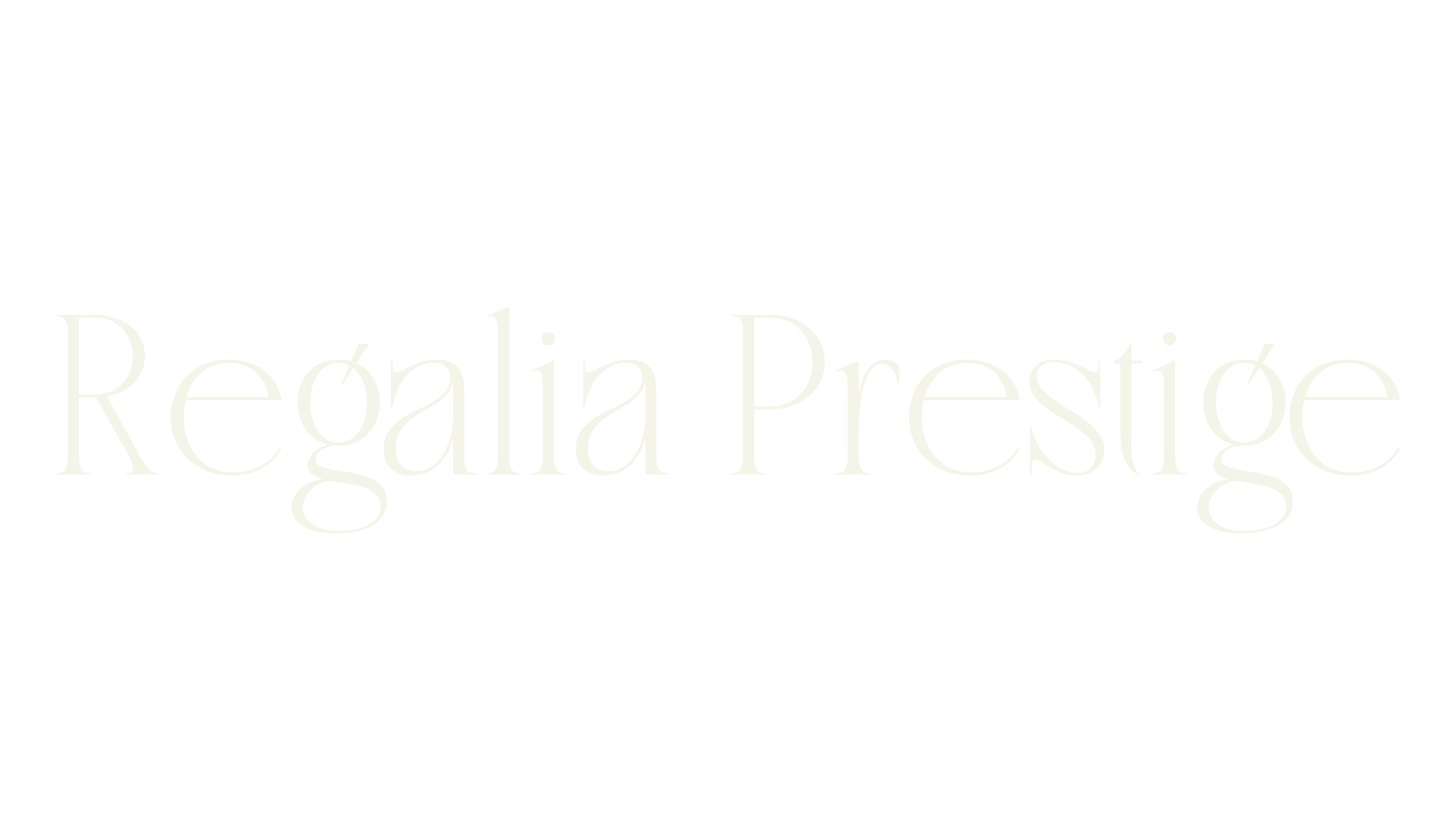 Regalia Prestige, script font preview