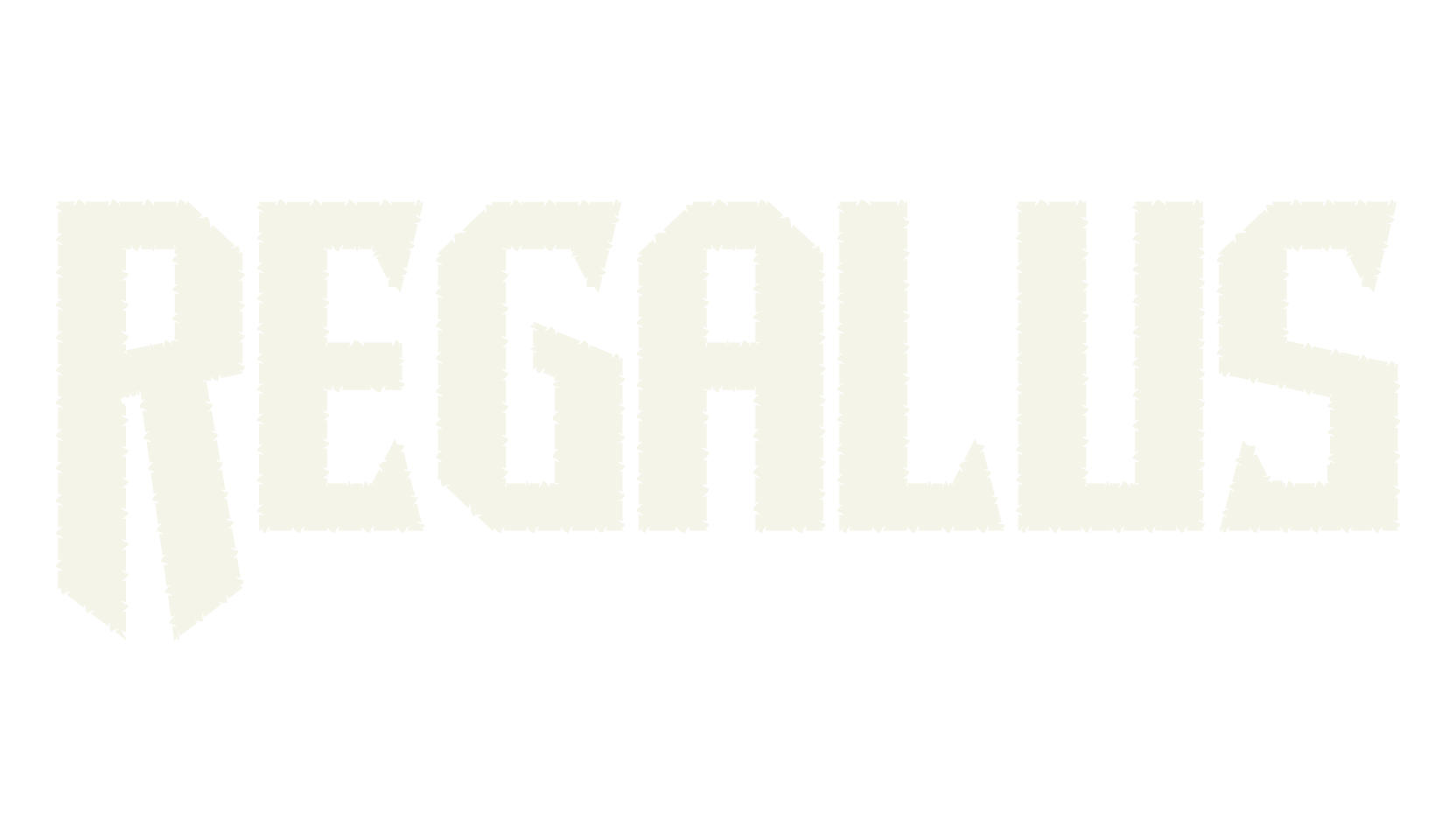 Regalus, black metal font preview