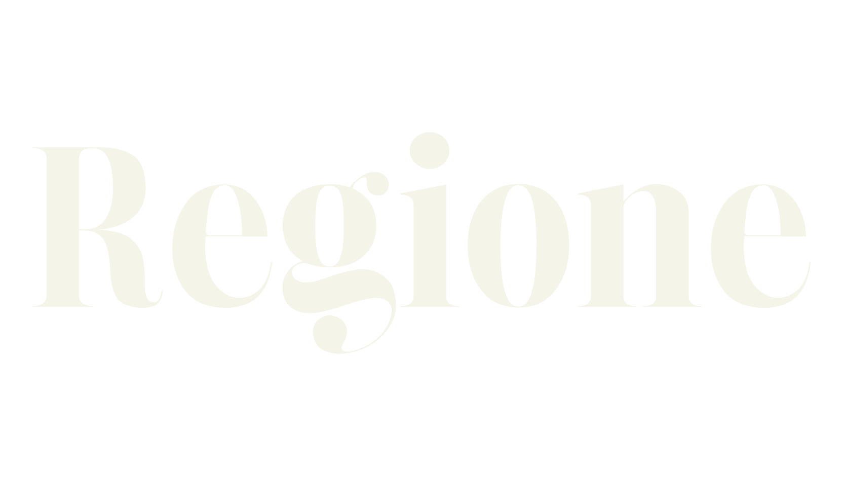 Regione, cute font preview