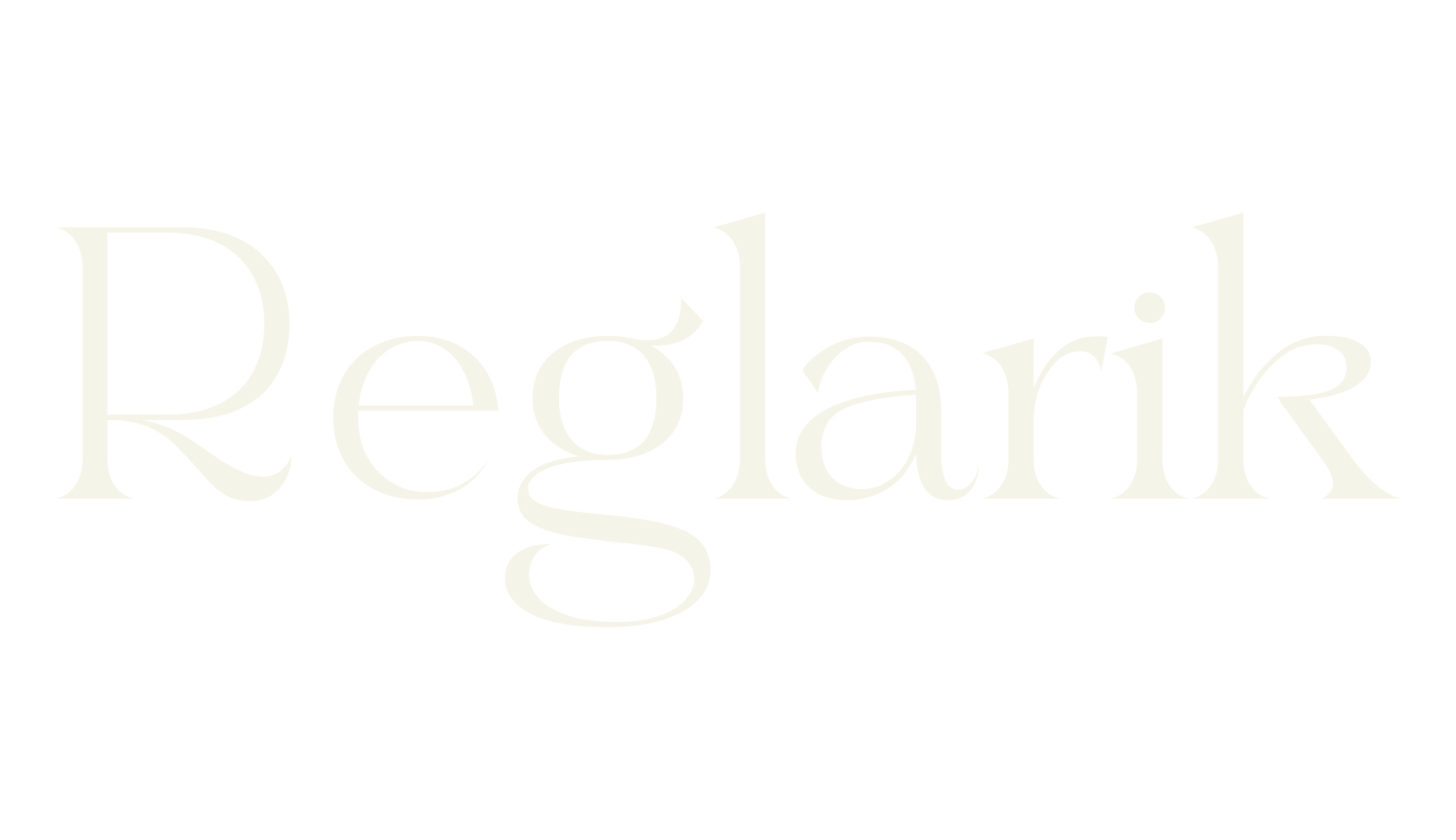 Reglarik, serif font preview