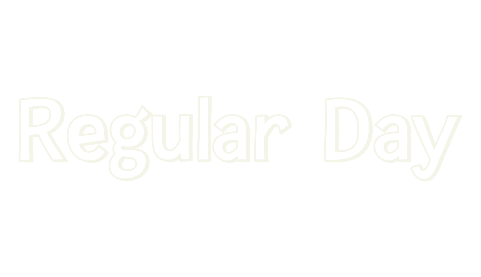 Regular Day, sans font preview