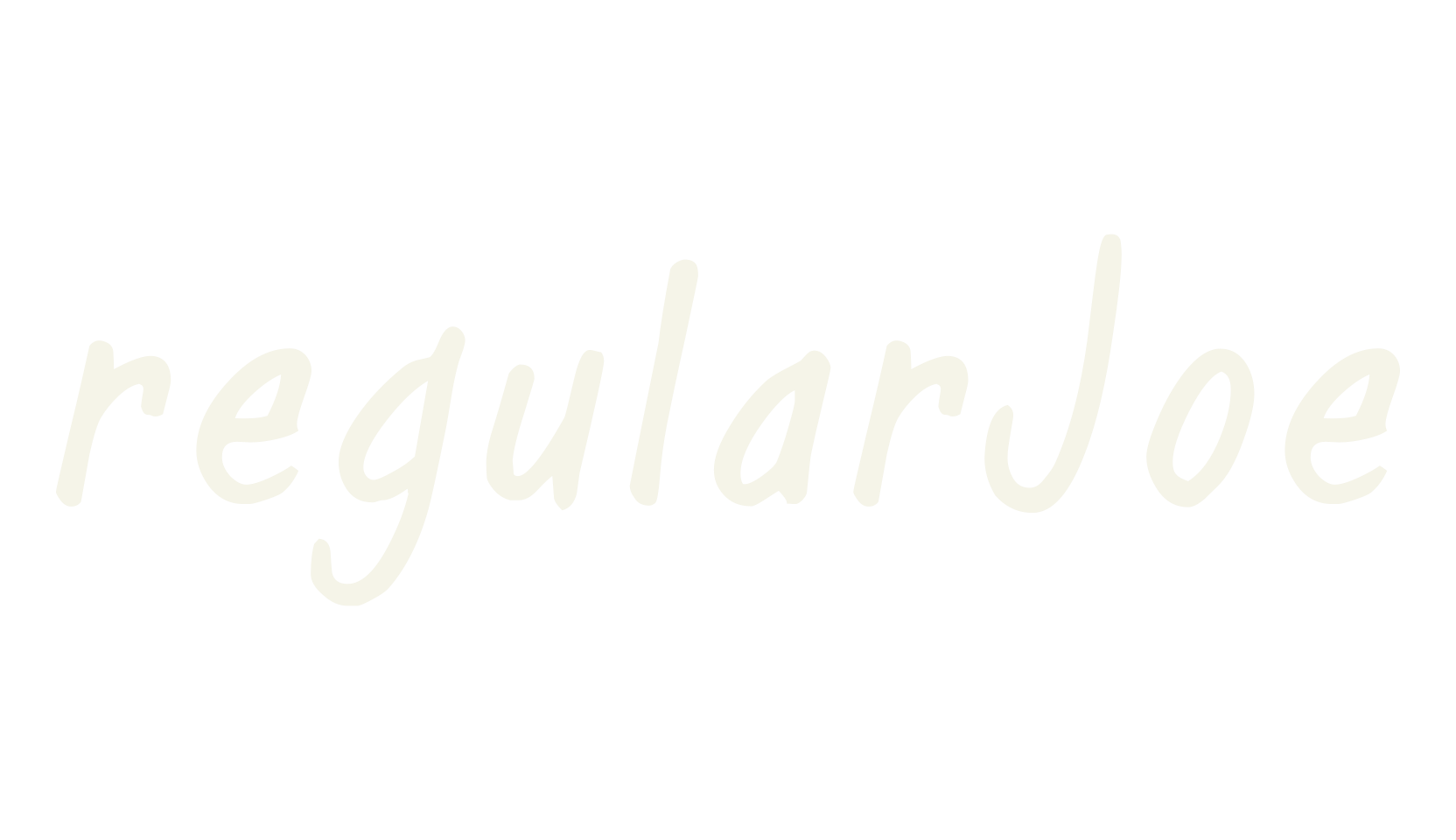 regularJoe, marker font preview