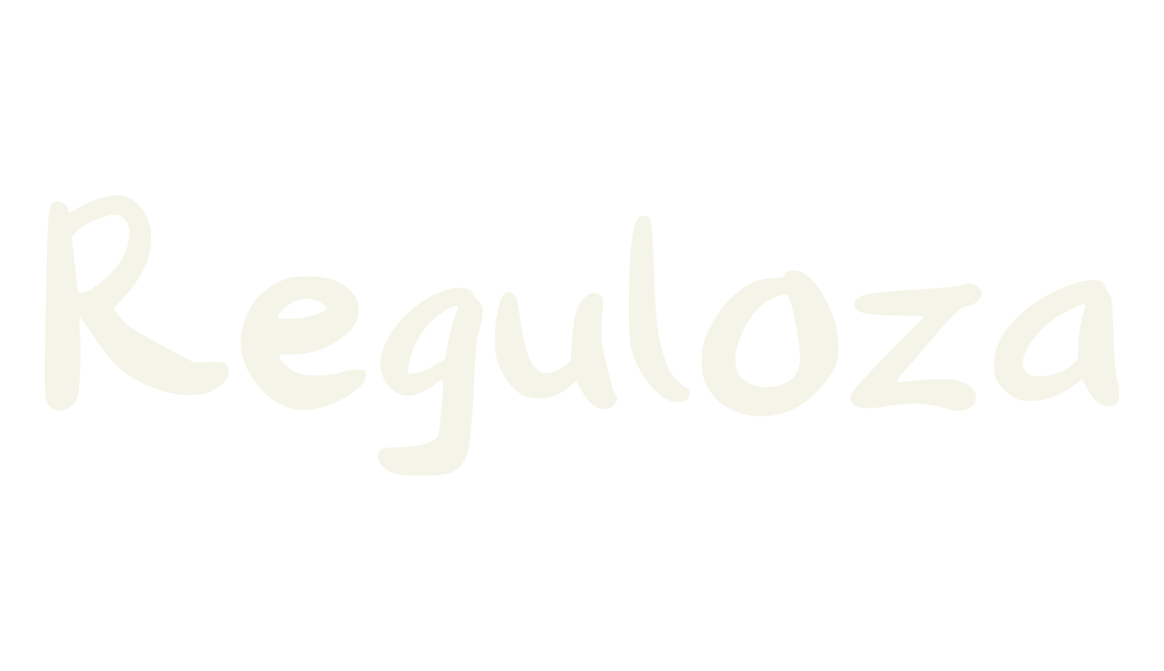 Reguloza, hand drawn font preview