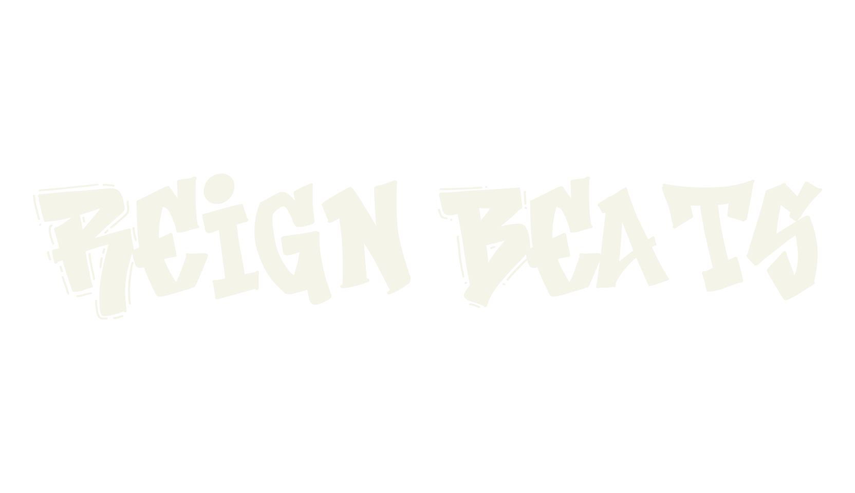 Reign Beats, graffiti font preview