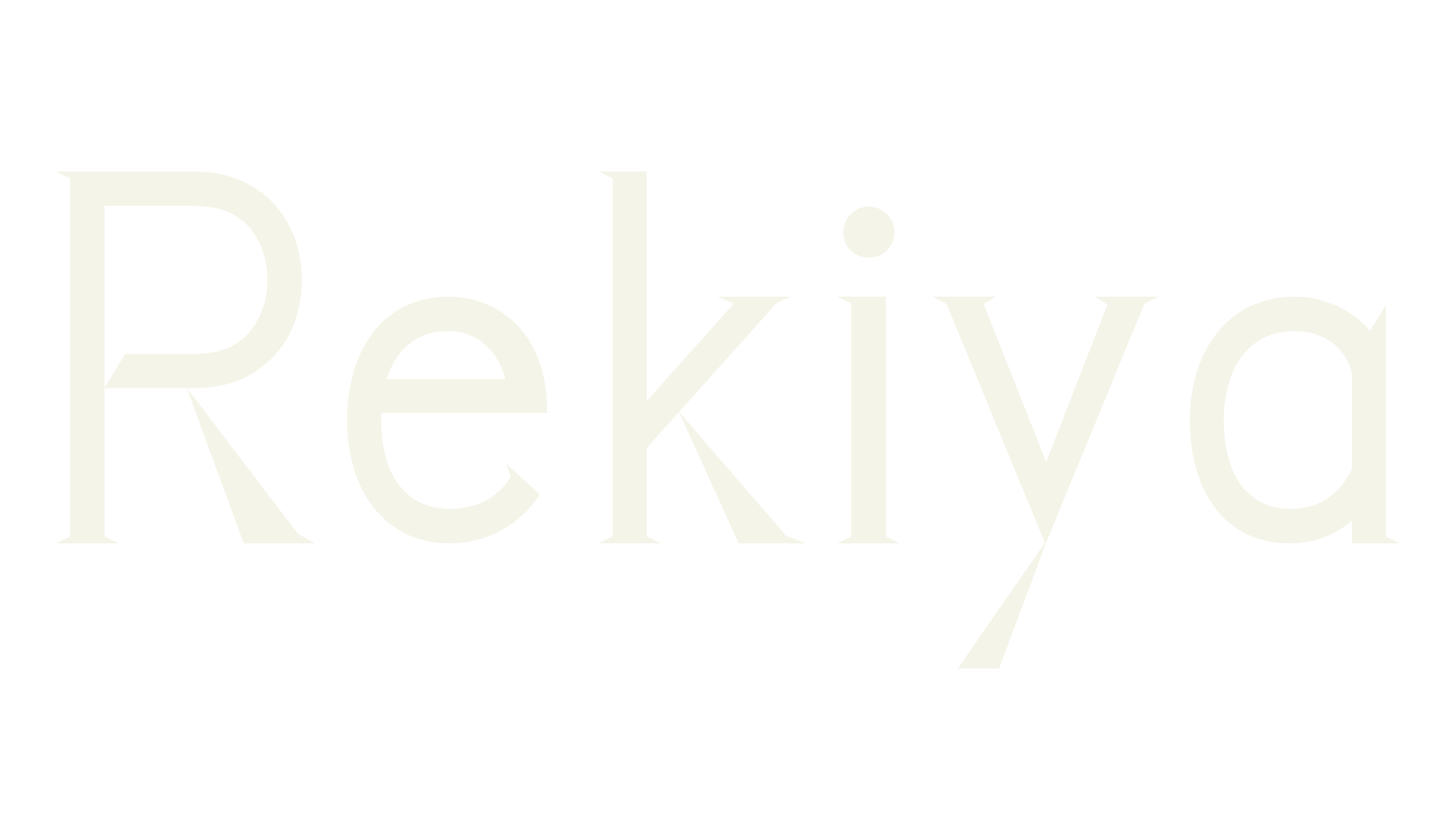 Rekiya, serif font preview