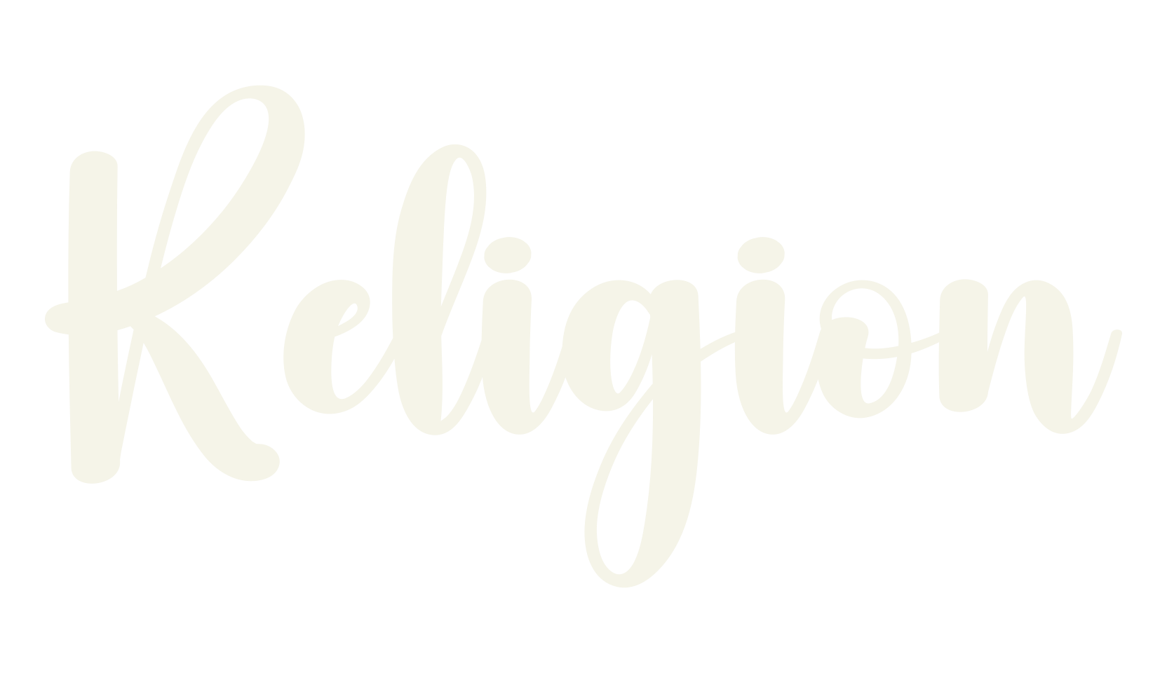 Religion, calligraphy font preview