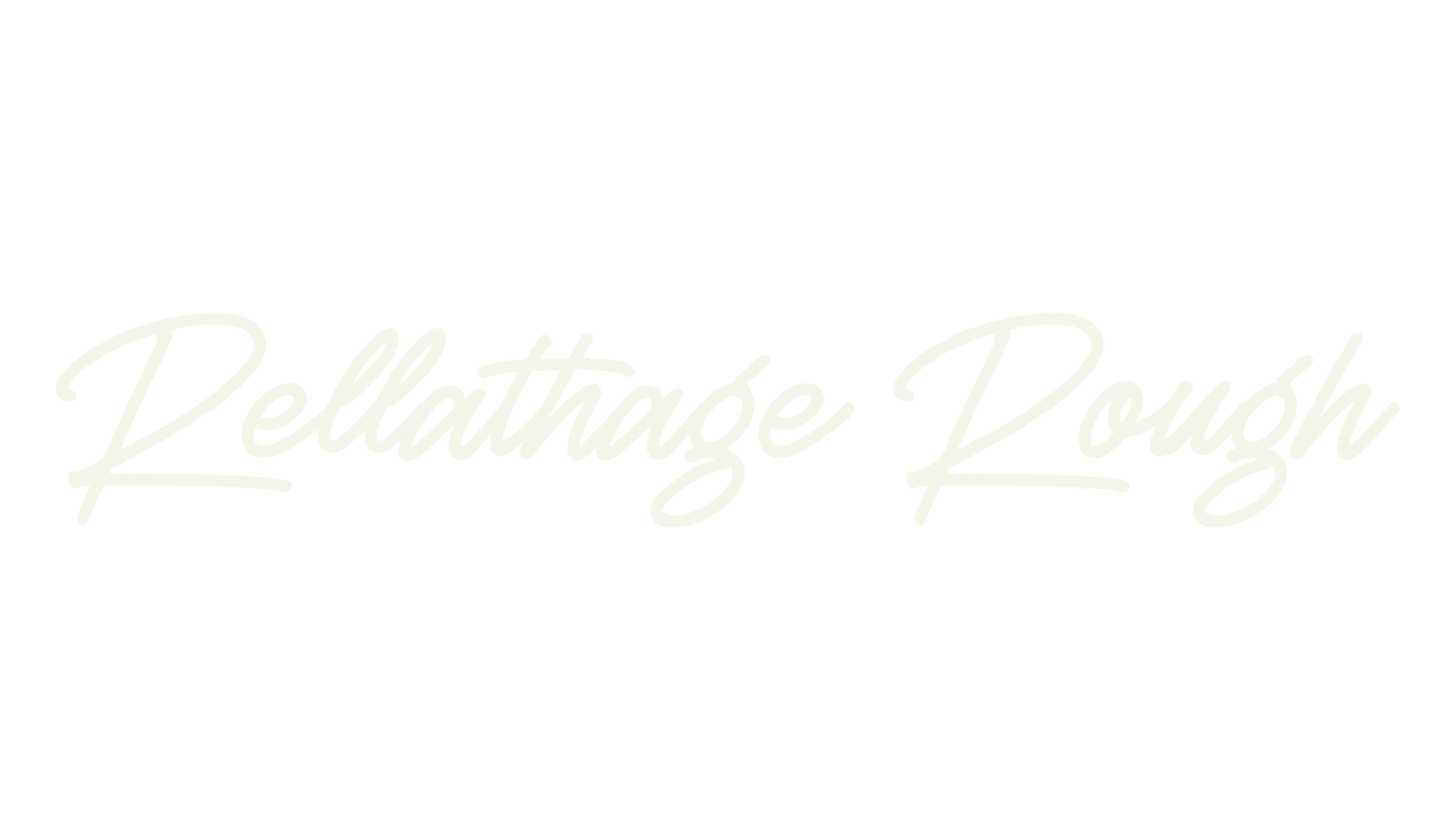 Rellathage Rough, script font preview