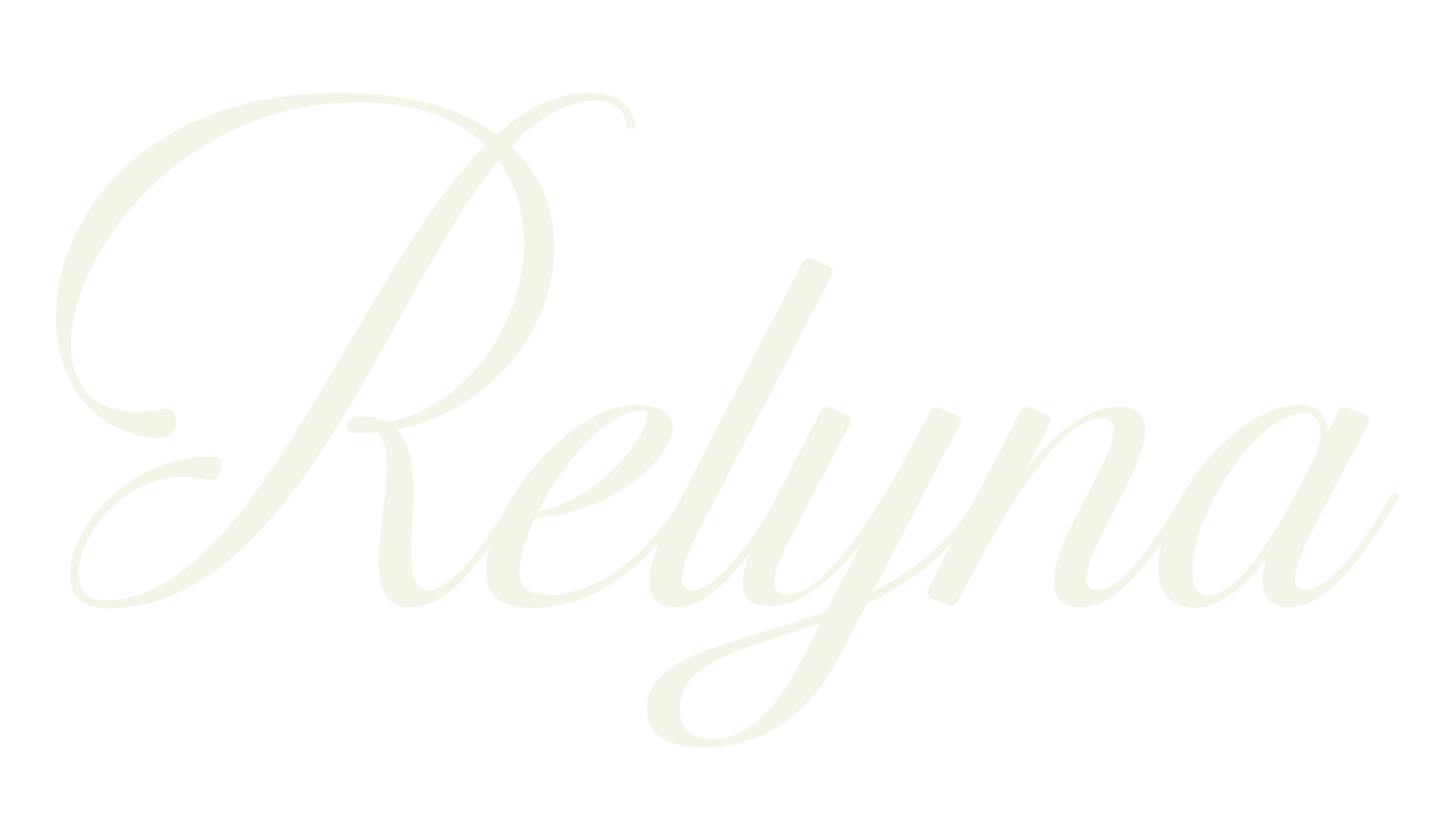 Relyna, romantic font preview