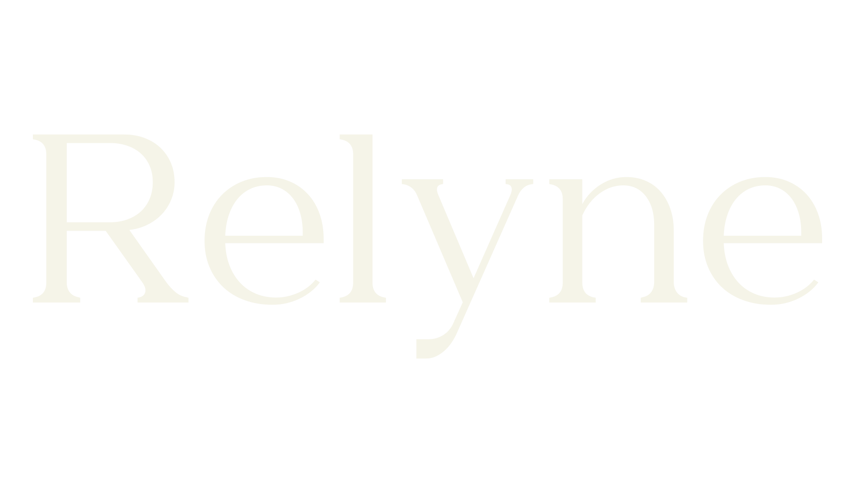 Relyne, serif font preview