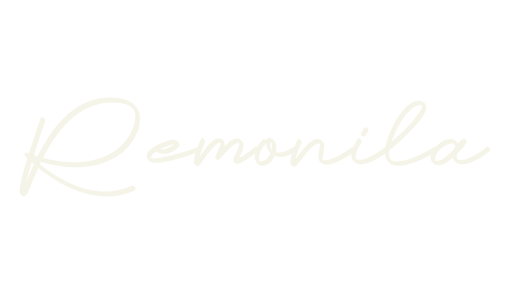 Remonila, handwriting font preview
