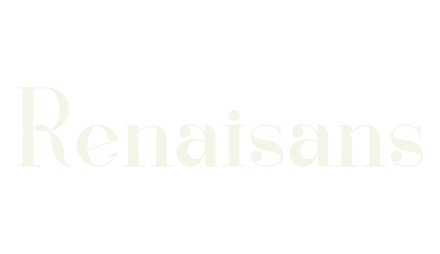 Renaisans, fashion sign font preview