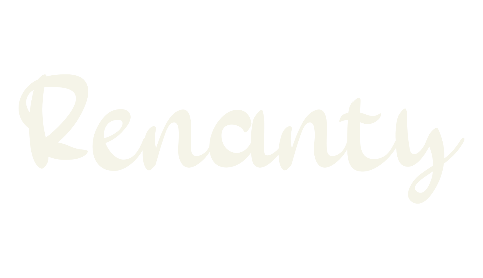 Renanty, modern font preview