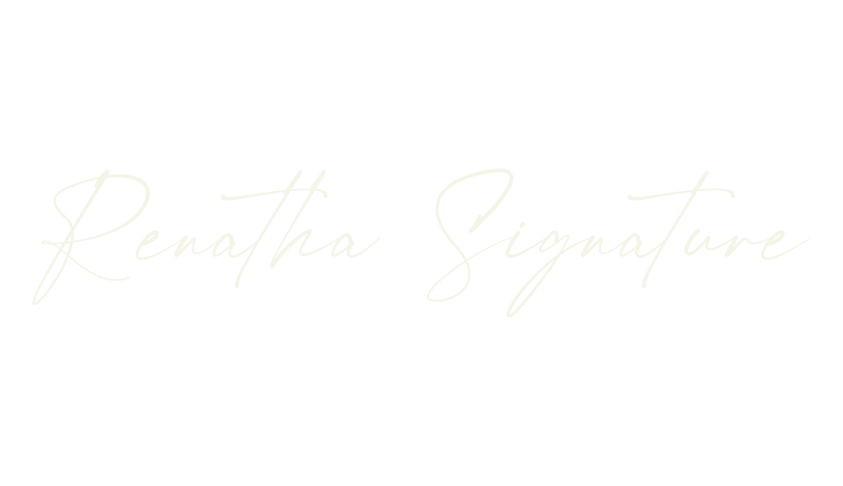 Renatha Signature, signature font preview