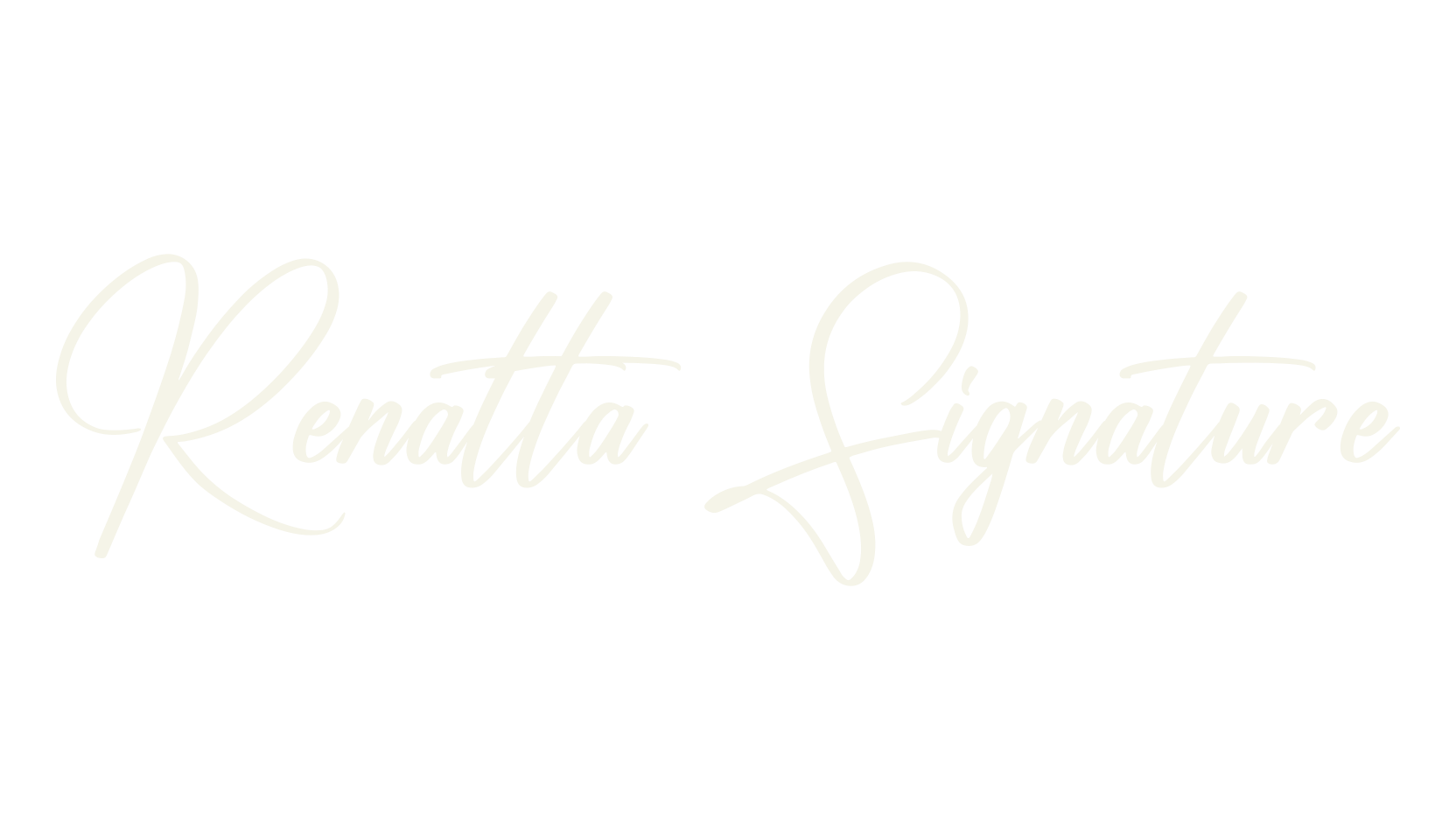 Renatta Signature, signature font preview