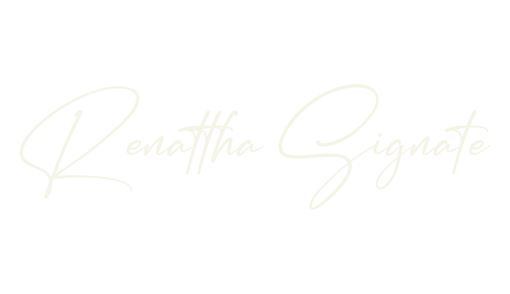 Renattha Signate, script font preview