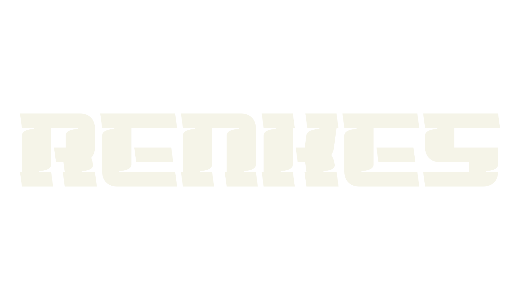 RENKES, racing font preview
