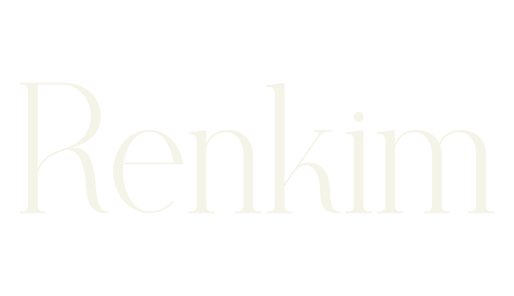 Renkim, serif font preview