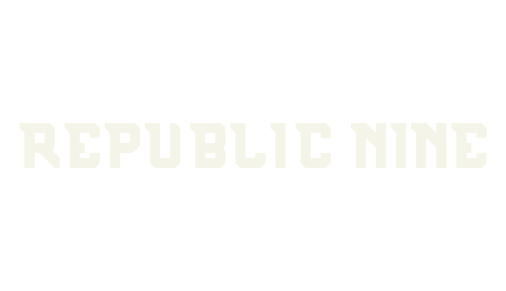 REPUBLIC NINE, display market font preview