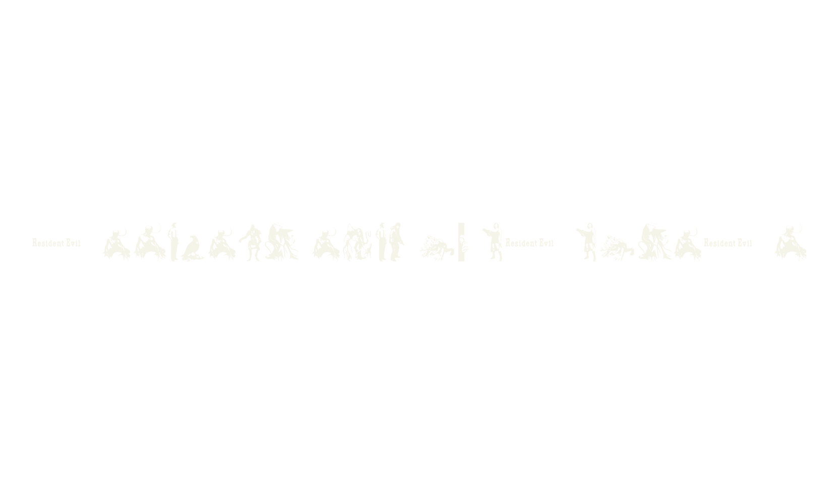 resident evil characters, resident evil font preview