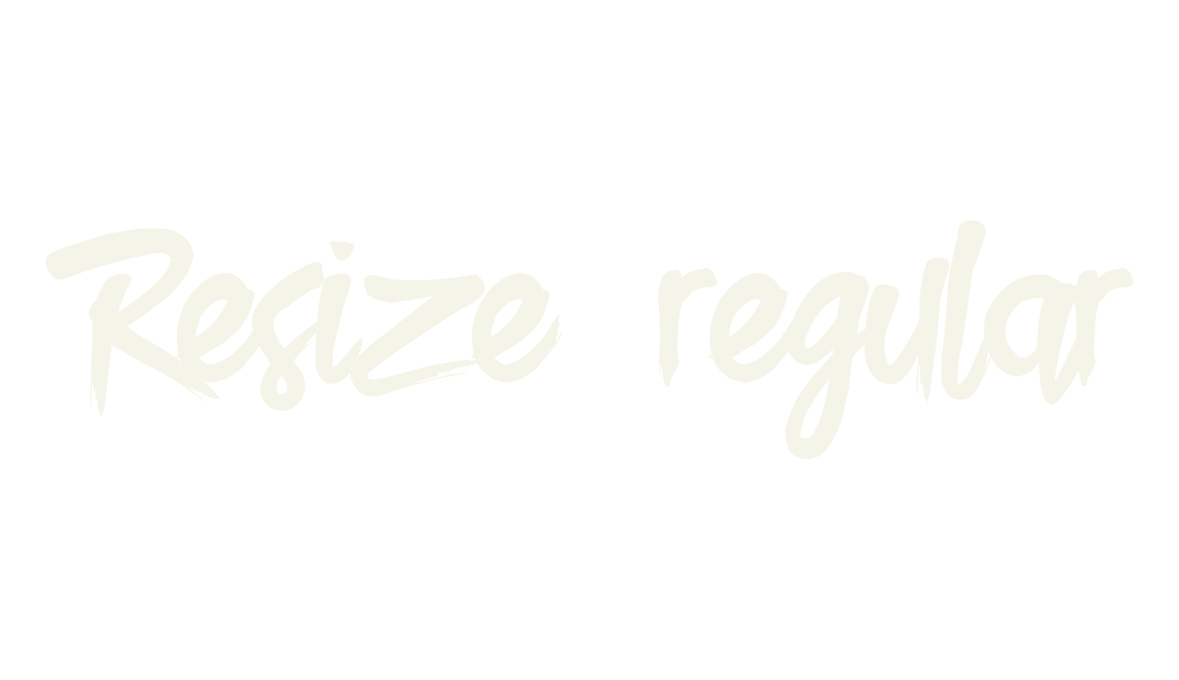 Resize regular, grunge font preview
