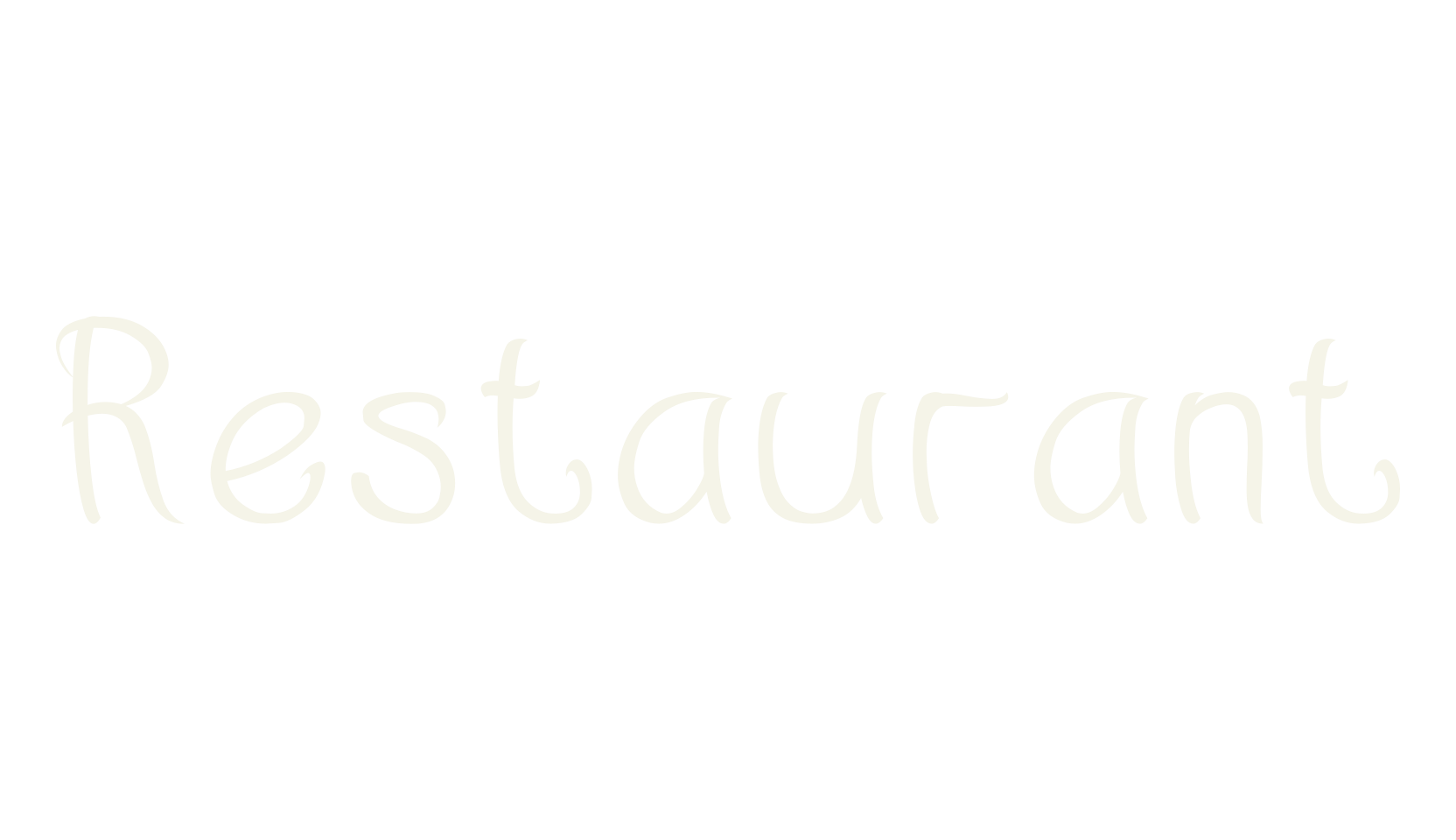 Restaurant, fashion script font preview