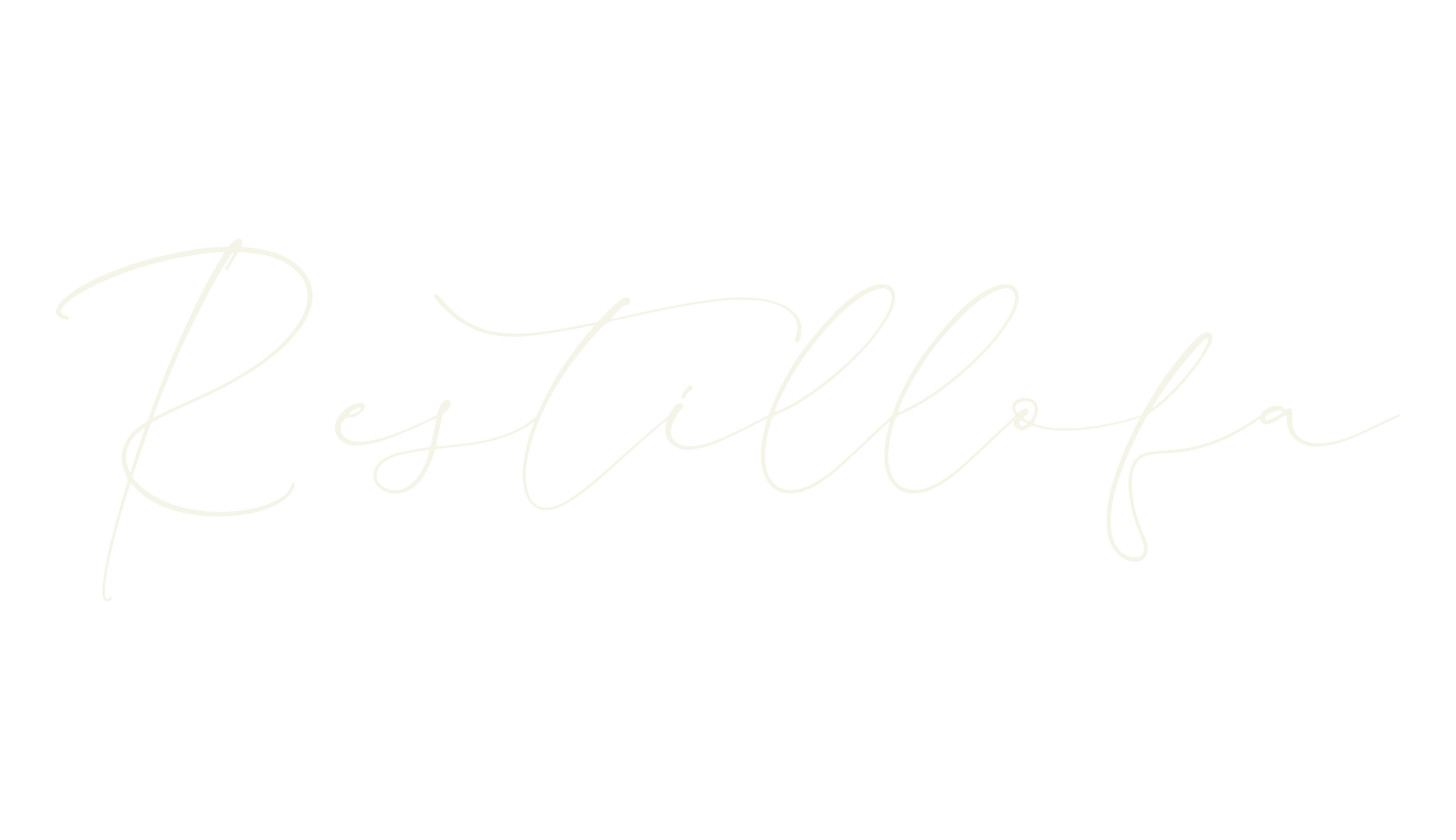 Restillofa, script font preview