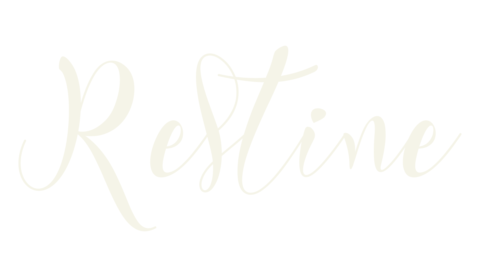Restine, fancy font preview