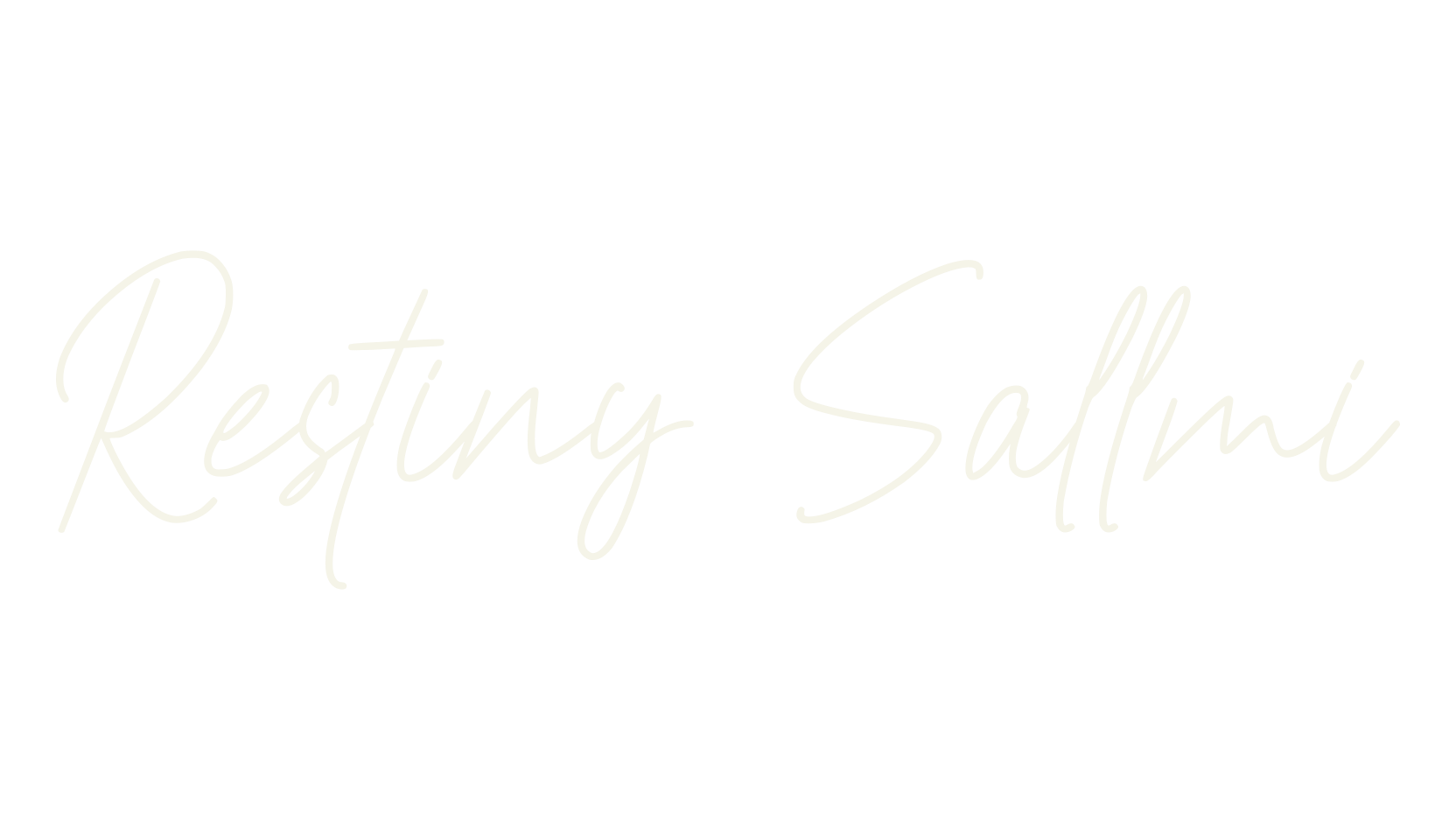 Restiny Sallmi, calligraphy font preview