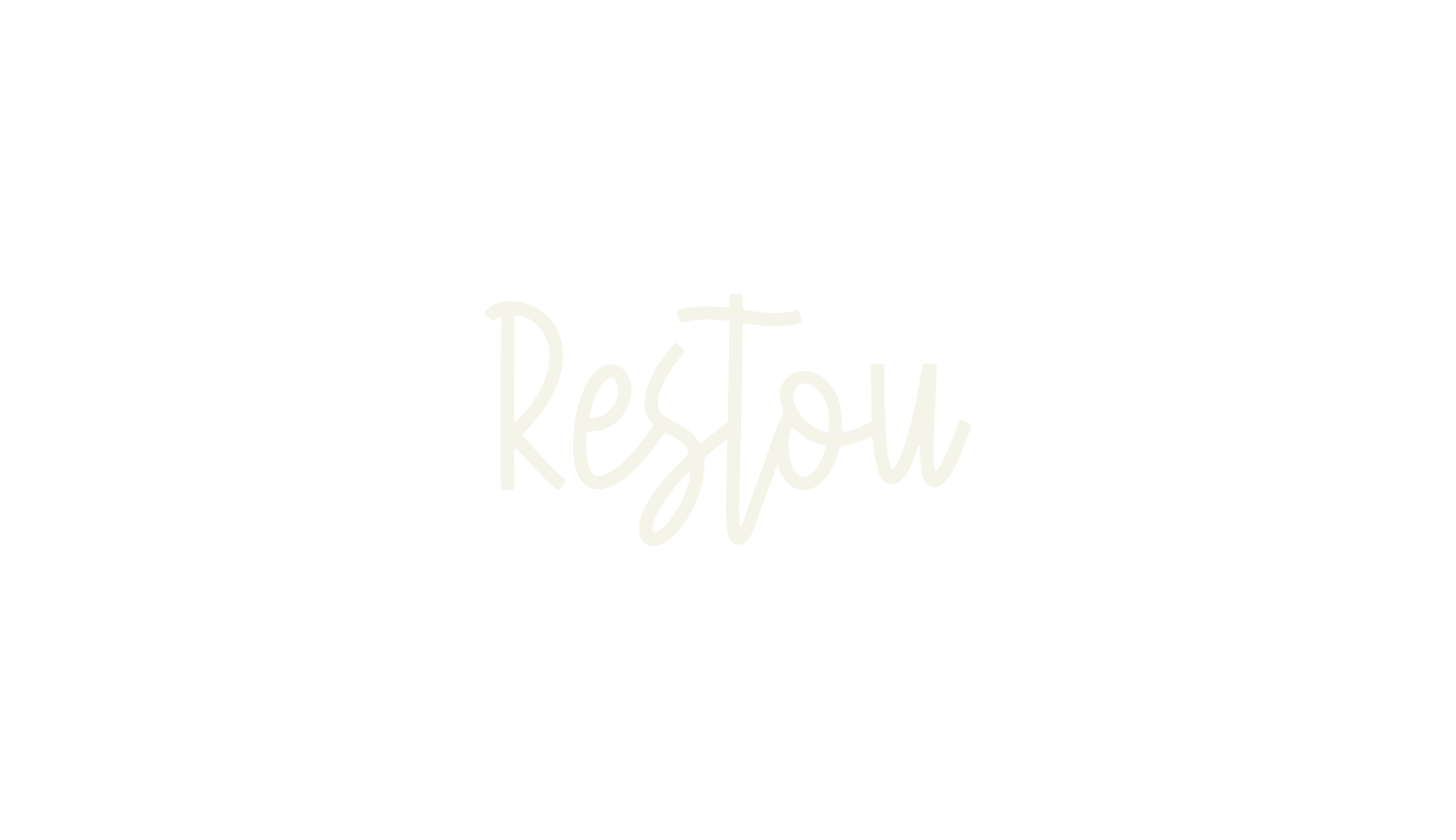 Restou, tattoo font preview
