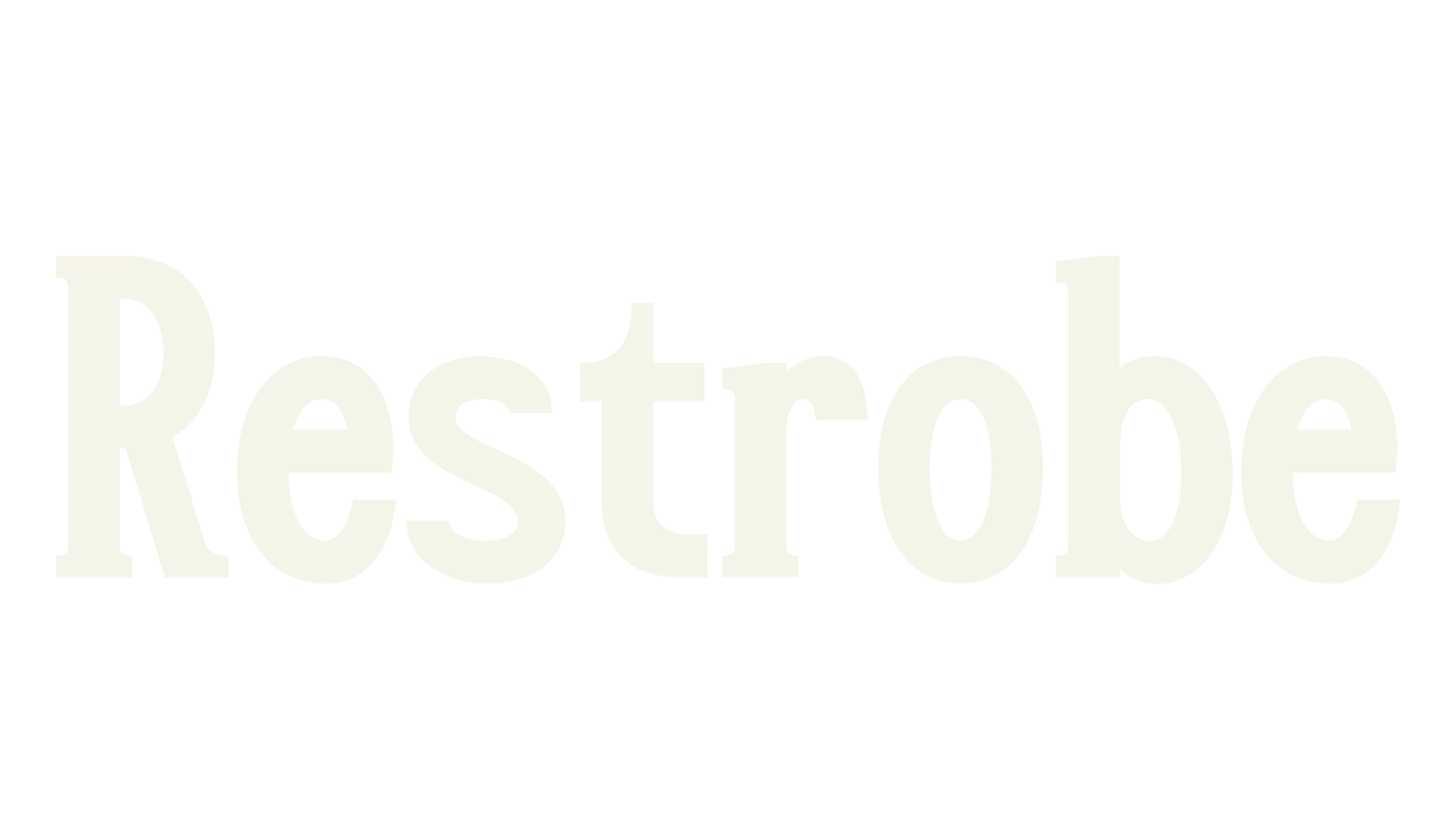 Restrobe, simple font preview