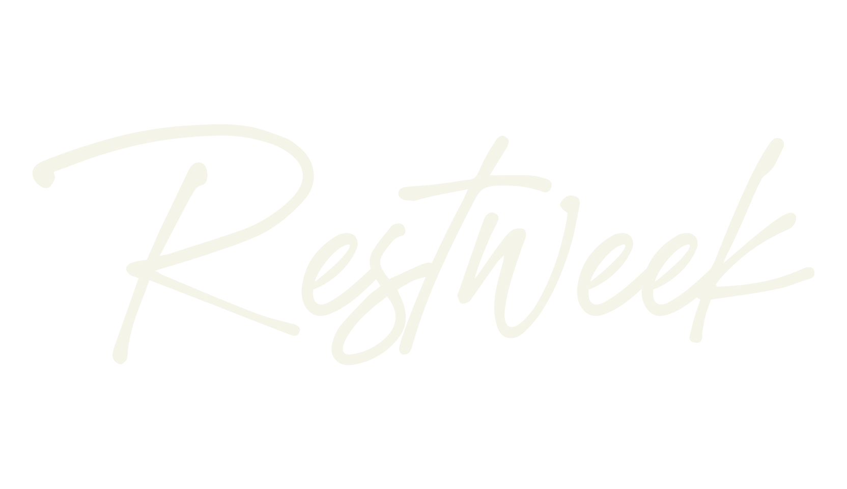 Restweek, fashion script font preview