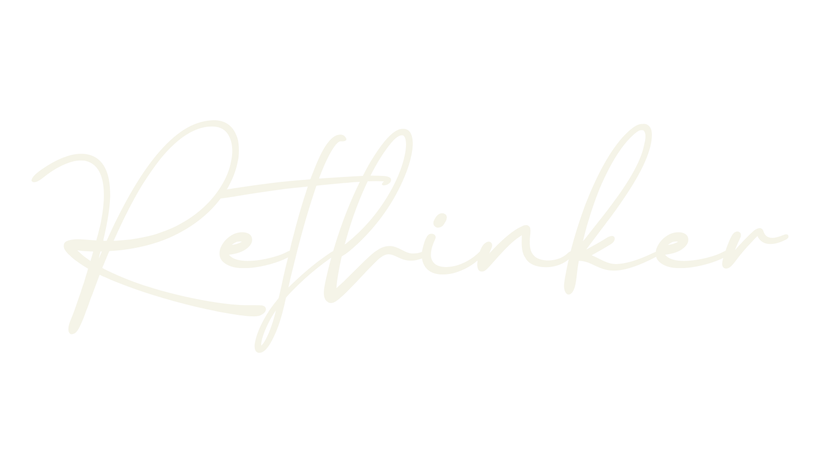 Rethinker, signature font preview