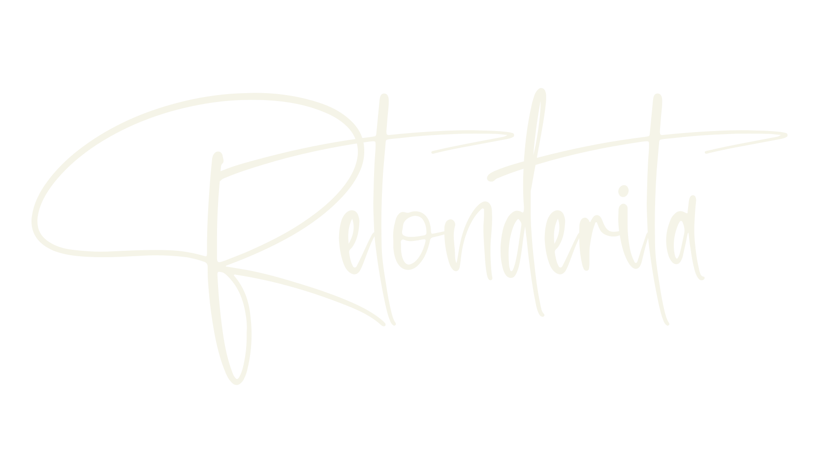 Retonderita, script font preview