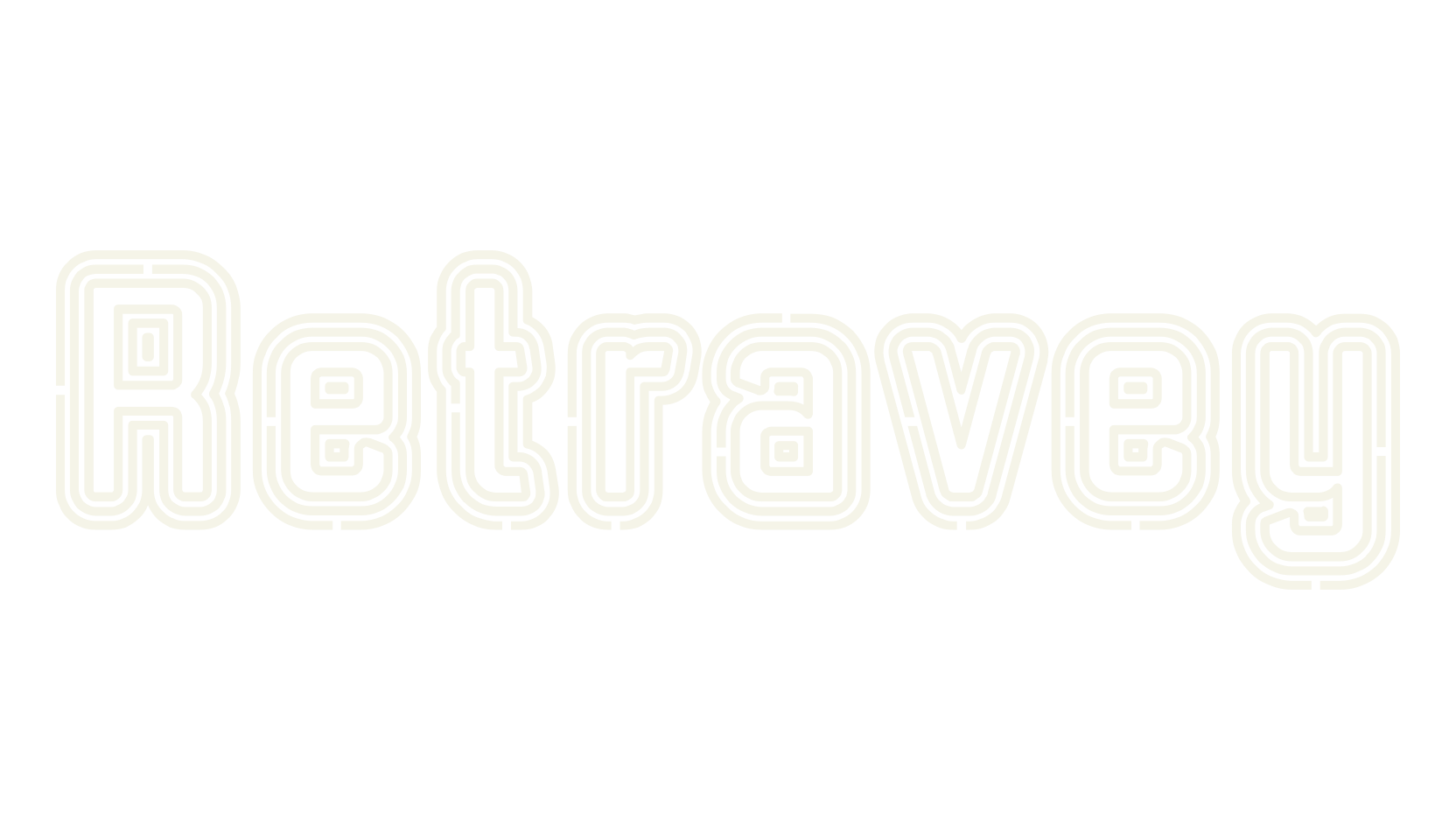 Retravey, display market font preview