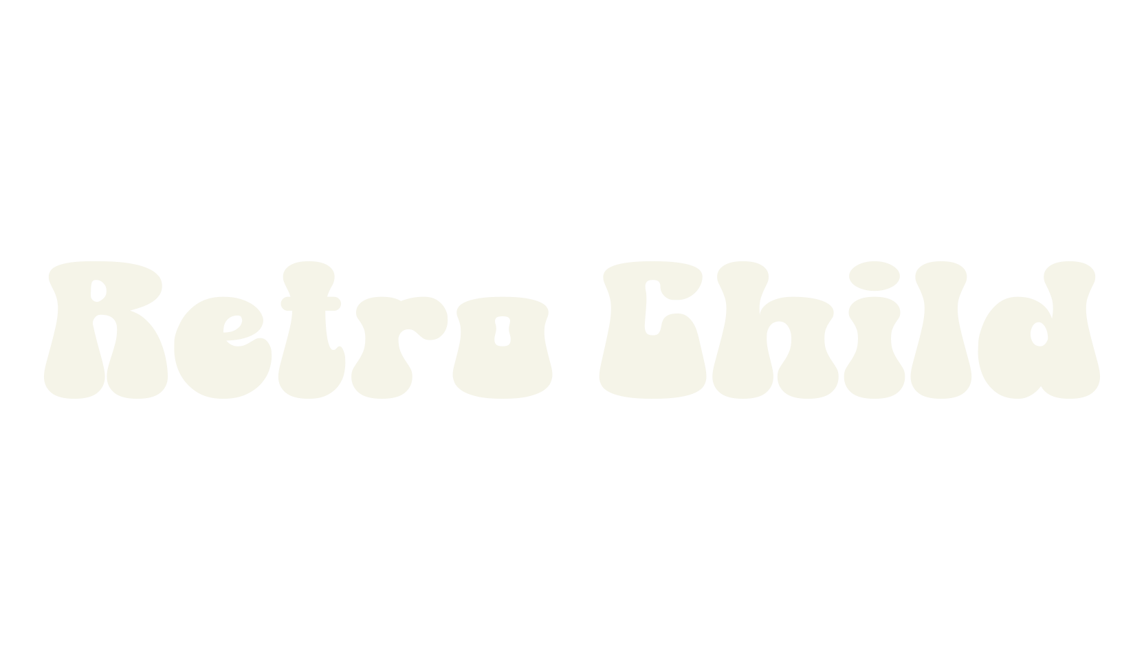 Retro Child, retro font preview