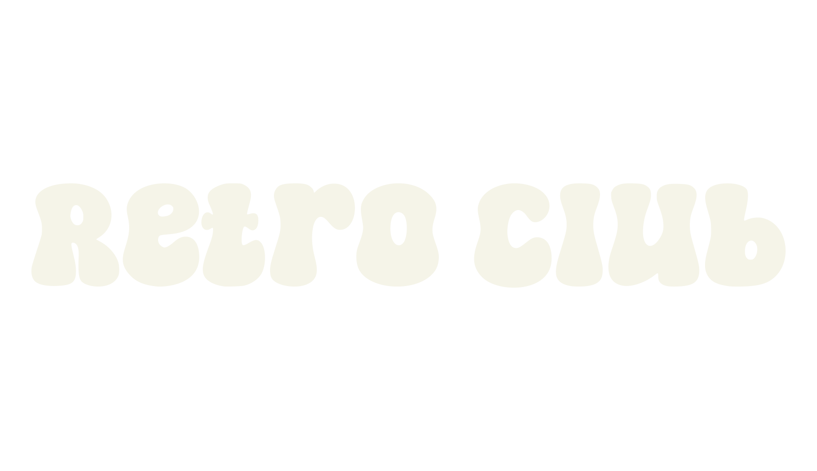 Retro Club, retro font preview