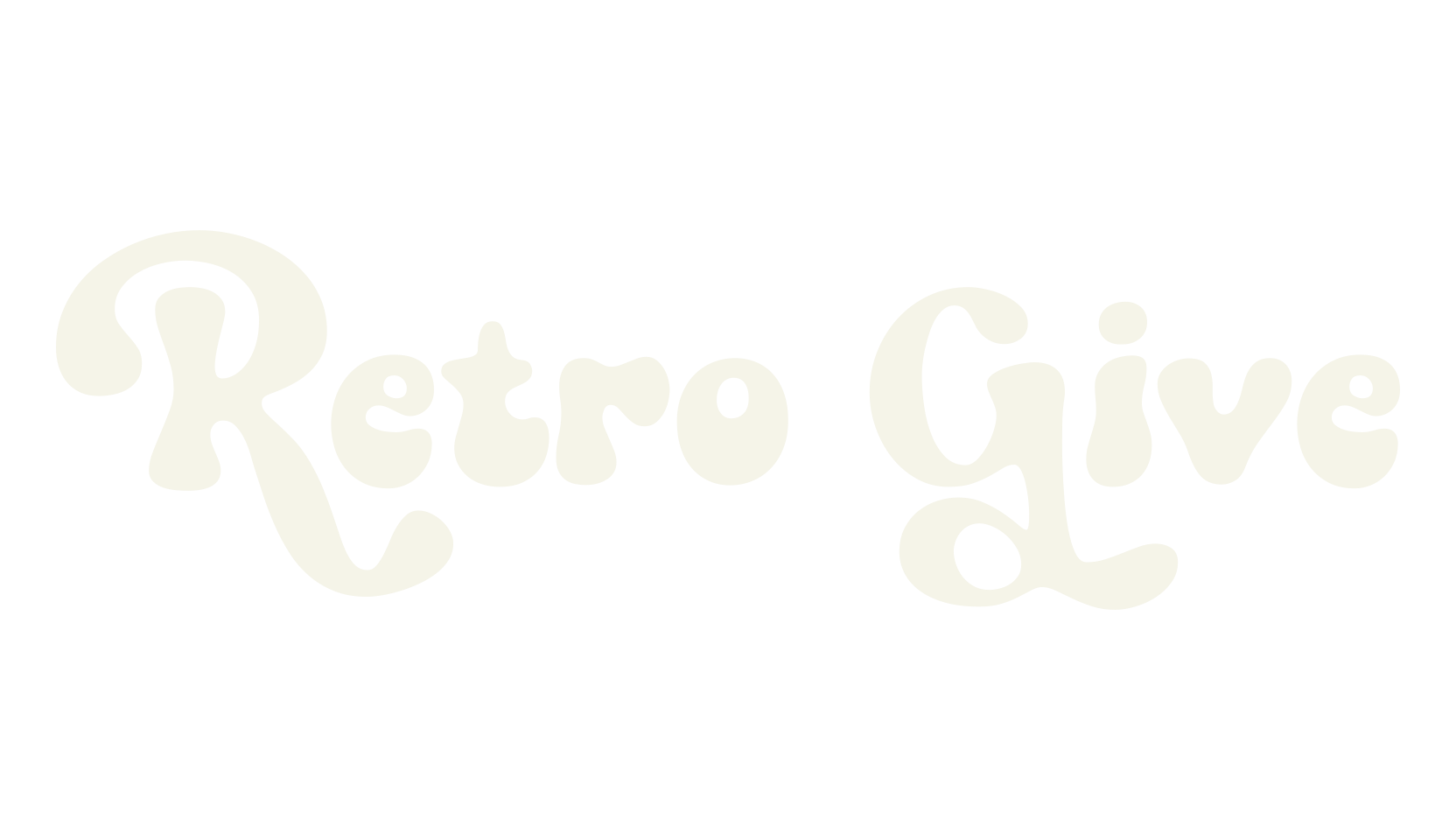 Retro Give, retro font preview