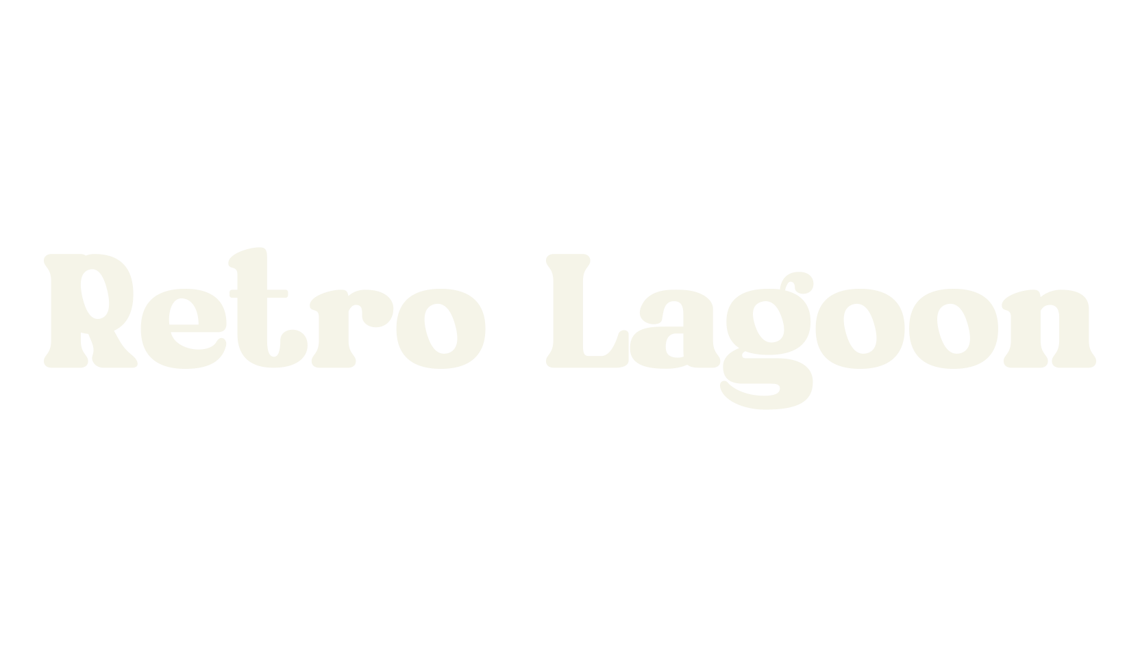 Retro Lagoon, dingbats font preview