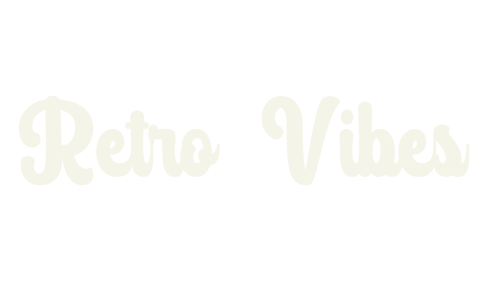 Retro Vibes, handwritten font preview