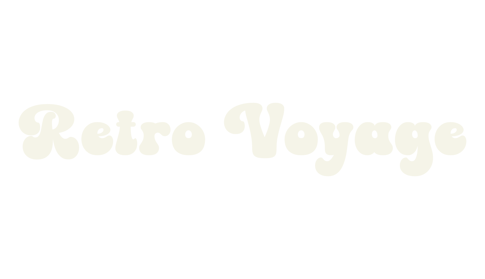 Retro Voyage, retro font preview