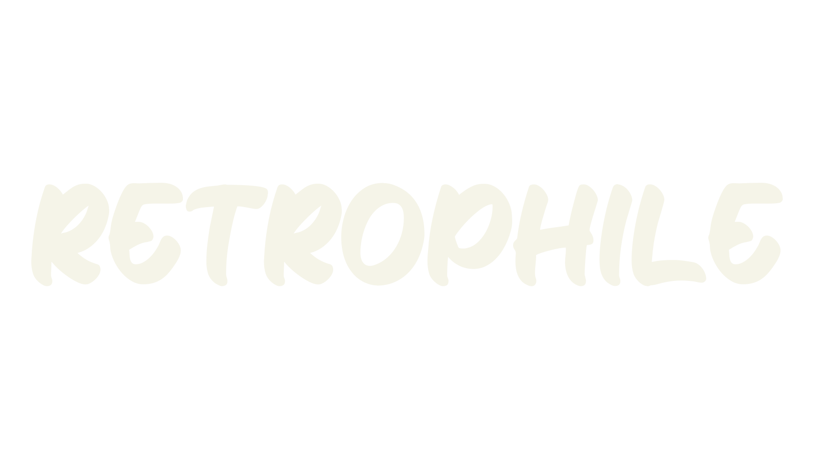 Retrophile, bold font preview