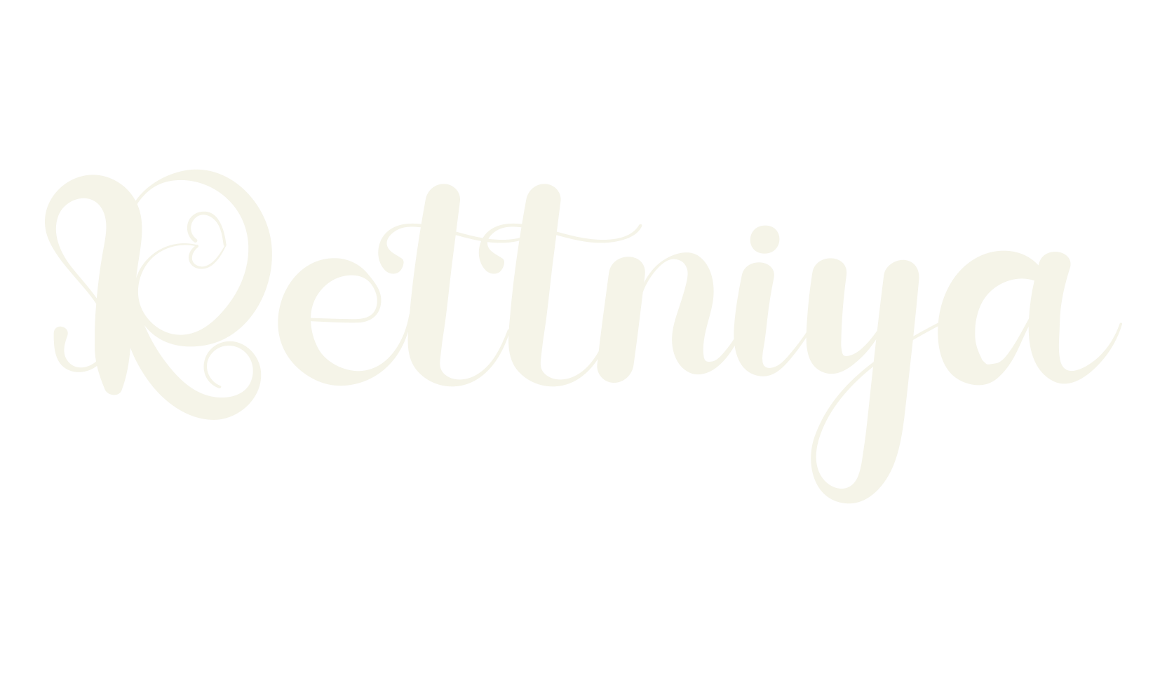 Rettniya, cursive font preview