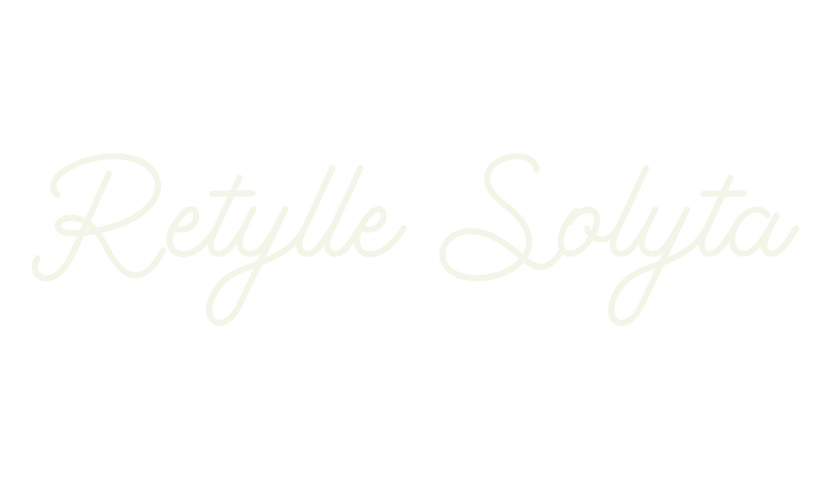 Retylle Solyta, fashion script font preview