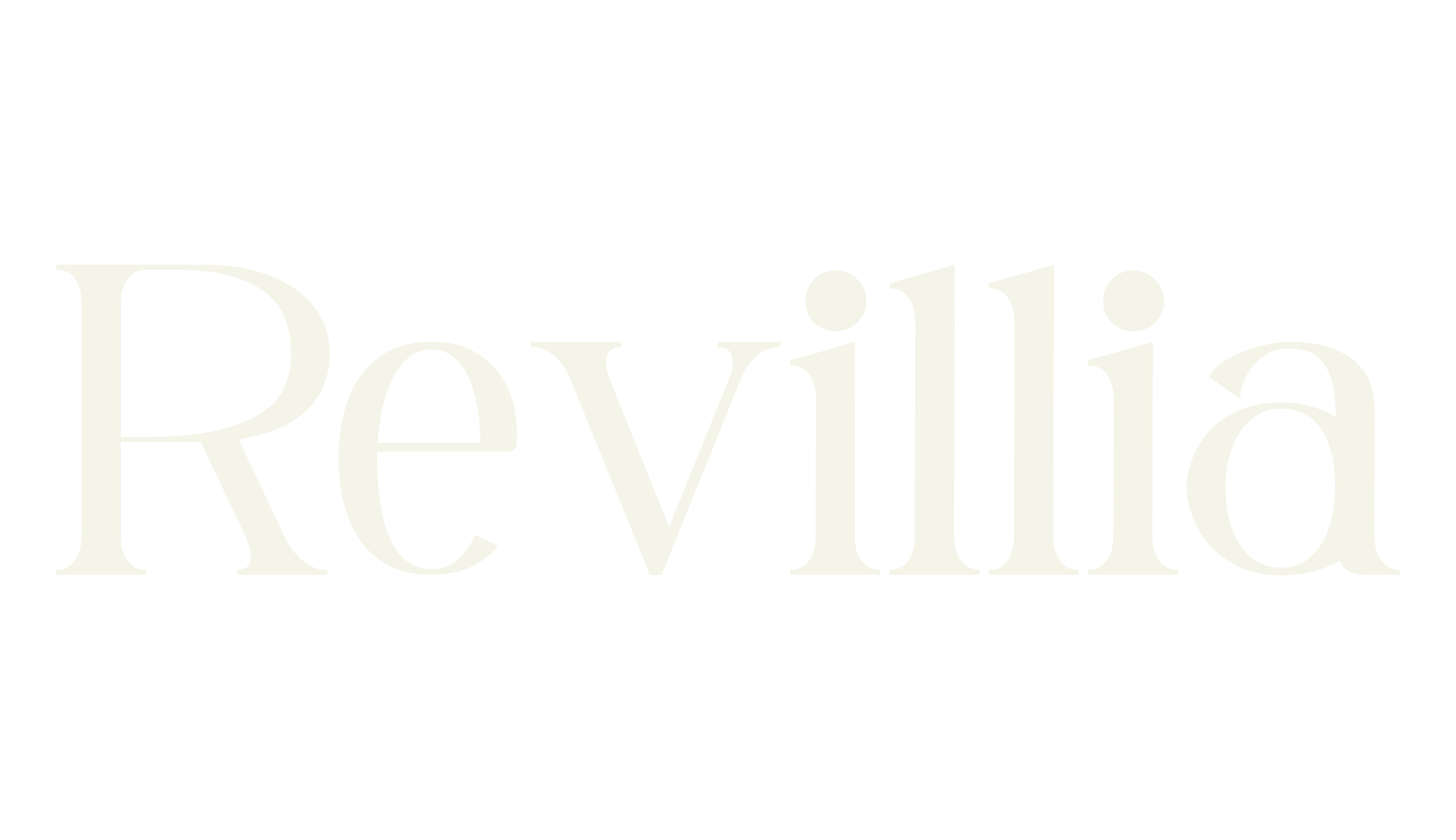 Revillia, serif font preview